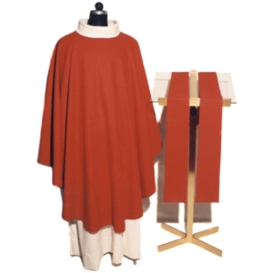 Chasuble rouge