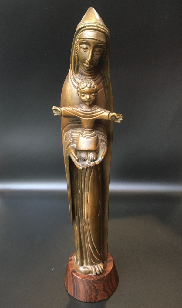 Statues bronze H 44 cm JL Rucki